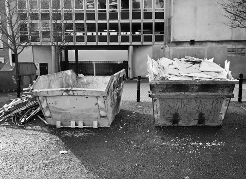 Community members handling hazardous waste in Poplar