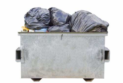 Recycling materials at a muck away site