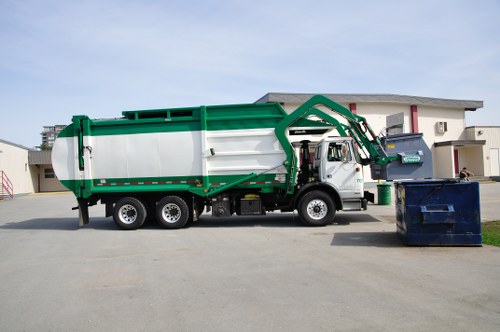 Recycling process for construction materials in Poplar