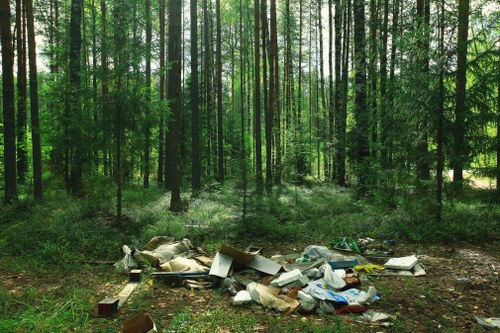 Environmental benefits of proper waste management in Poplar