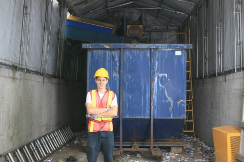 Happy customer after successful rubbish removal